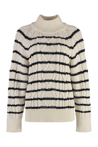 Boss Wool Blend Turtleneck Sweater