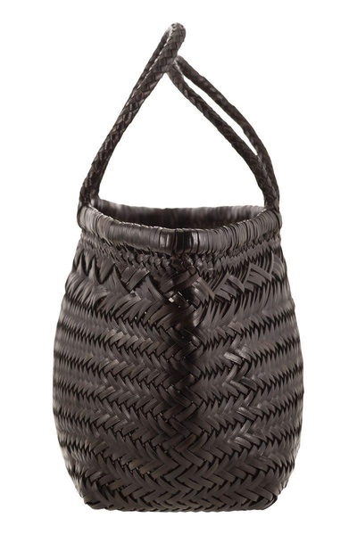 Dragon Diffusion Triple Jump Big - Woven Leather Bag