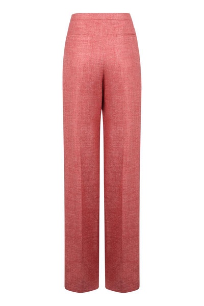 Agnona Linen Blend Tailored Trousers