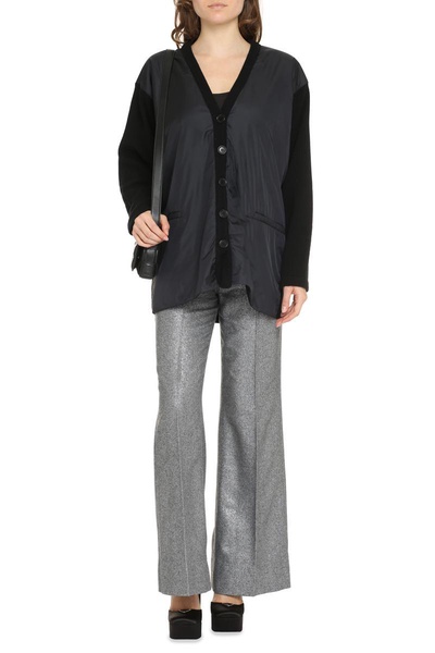 Aspesi Cardigan With Padded Front Panel