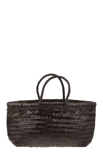 Dragon Diffusion Triple Jump Big - Woven Leather Bag