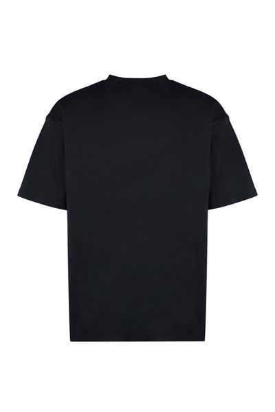 Drôle De Monsieur Slogan Classique Cotton Crew-Neck T-Shirt