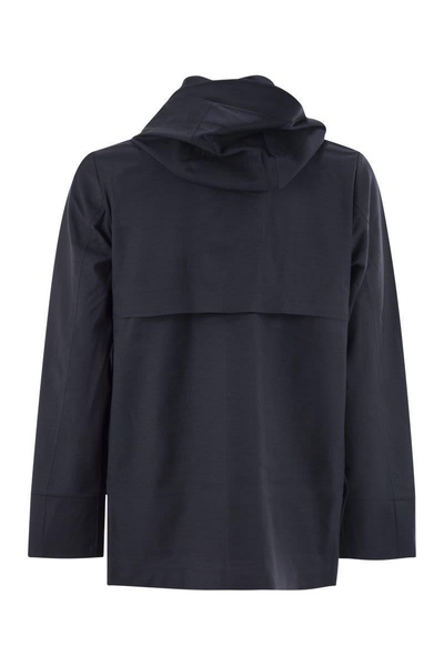 K-Way Erhal Tech Wool Blend - Hooded Jacket