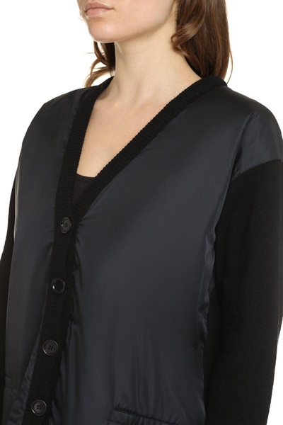 Aspesi Cardigan With Padded Front Panel
