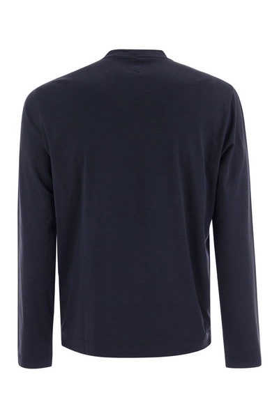 Fedeli Extreme - Crew-Neck T-Shirt With Long Sleeves