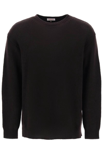 cashmere sweater with stud