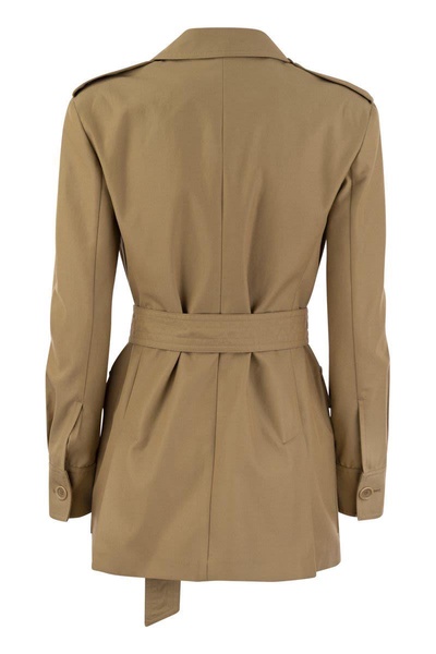 Max Mara Pacos - Drip-Proof Canvas Safari Jacket