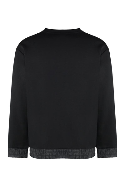 Boss Cotton Blend Crew-Neck Sweatshirt