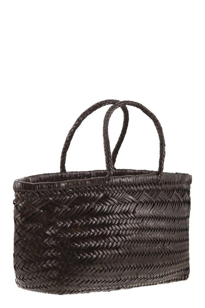 Dragon Diffusion Triple Jump Big - Woven Leather Bag