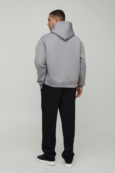 Oversized Boxy Bonded Scuba Hoodie