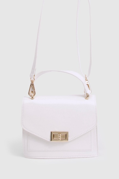 Structured Patent Cross Body Bag