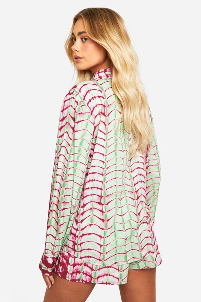 Tie Dye Oversized Shirt 