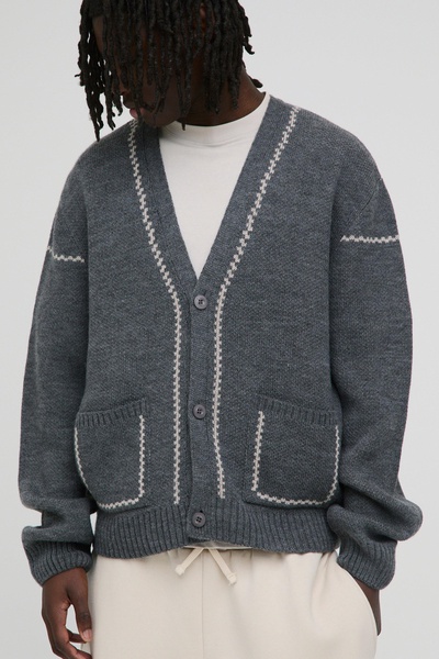 Boxy Knitted Cardigan