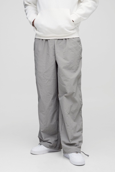 Tall Piping Detail Parachute Pants