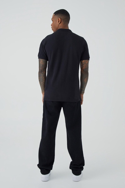 Slim Fit Heart Short Sleeve Pique Polo