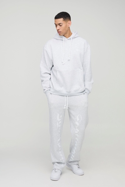 Oversized Worldwide Gusset Twisted Drawcord Tracksuit