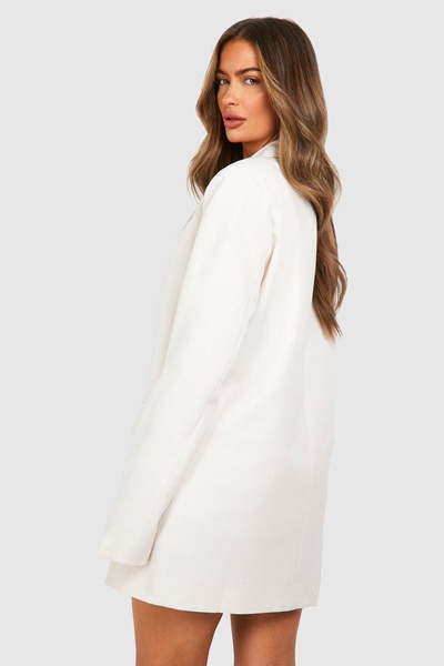 Double Breasted Oversized Blazer Dress