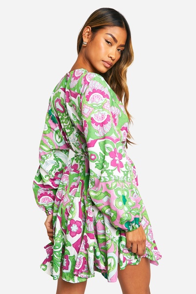 Godet Mini Dress