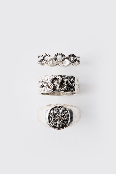 Silver Rings 3 Pack