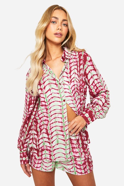 Tie Dye Oversized Shirt 