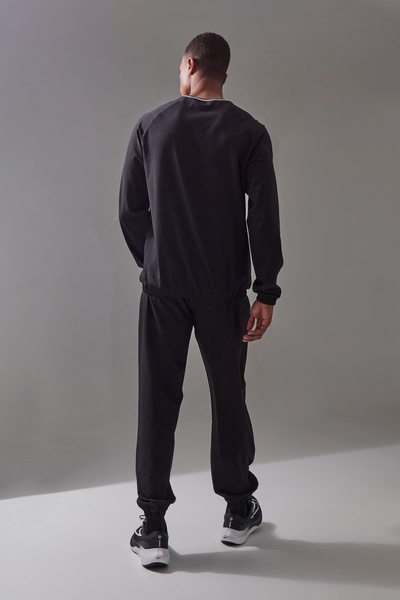 Man Active Pro Sweatshirt And Cuffed Sweatpants Tracksuit