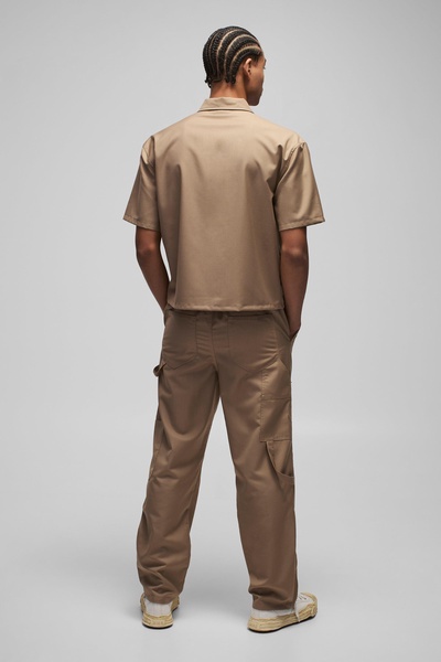 Oversized Boxy Carpenter Detail Shirt