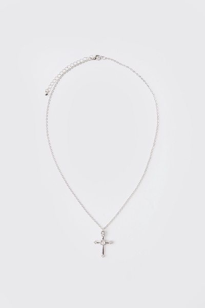 Glass Cross Necklace