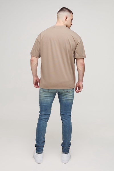 Tall Extreme Rip Busted Knee Skinny Jeans