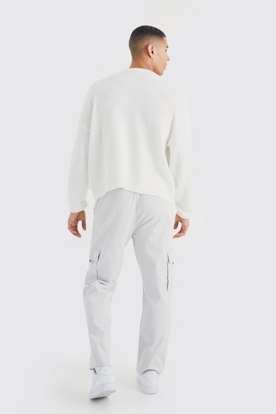 Elasticated Waist Relaxed Fit Cargo Pants