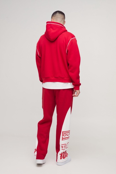 Wide Leg High Gusset Star Sweatpants