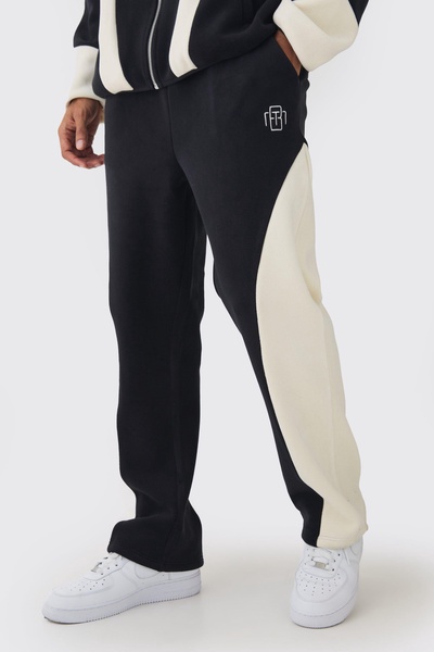 Relaxed Colour Block Polar Fleece High Gusset Sweatpants