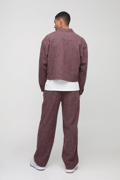 Relaxed Fit Textured Carpenter Denim Jeans