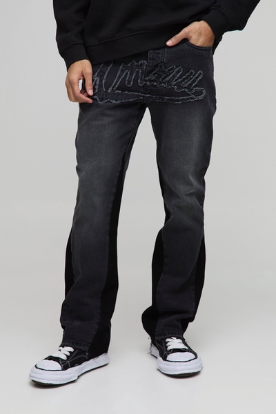 Slim Flared MMXIII Applique Gusset Jeans