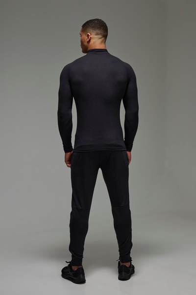 Man Active Marl Muscle Fit Performance 1/4 Zip