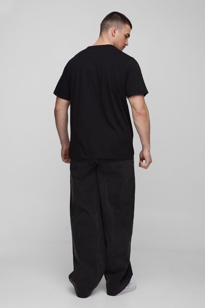 Tall Washed Ripstop Embroidered Baggy Pants