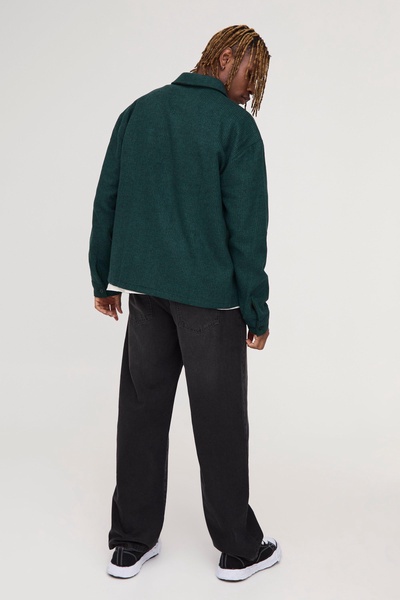 Tall Textured Brushed Shirt Jacket