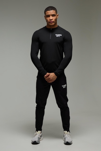Man Active Performance Training Dept Crew neck 1/4 Zip