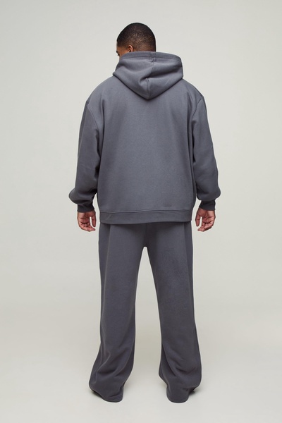 Plus 330GSM Straight Leg Basic BM Signature Sweatpants