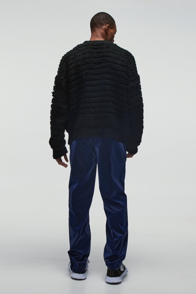 Straight Fit Liquid Nylon Pants