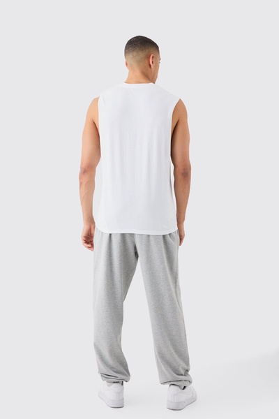 Regular Fit Basic Drop Armhole Tank