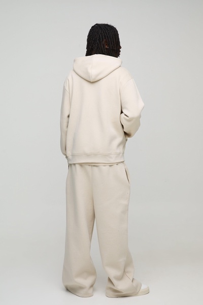 330GSM Oversized Basic Zip Through Hoodie
