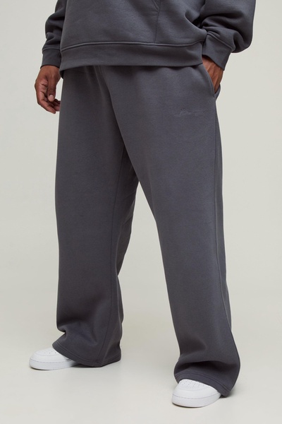 Plus 330GSM Straight Leg Basic BM Signature Sweatpants