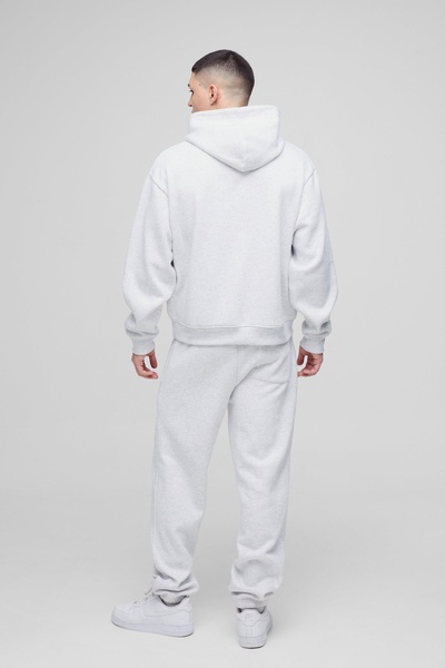 Oversized Boxy Man Hooded Tracksuit