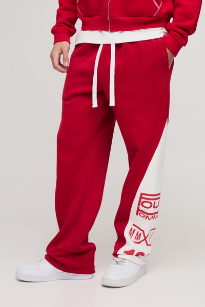 Wide Leg High Gusset Star Sweatpants