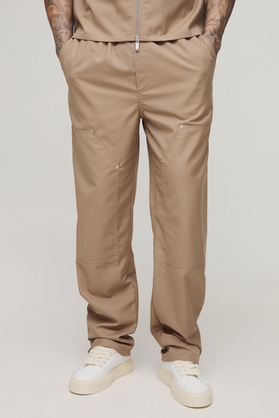 Tall Straight Leg Carpenter Detail Pants