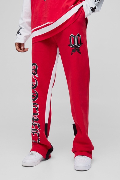 Tall Limited Print Flared Gusset Sweatpants