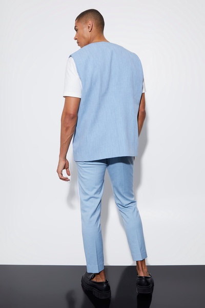Oversized Single Breasted Blazer Undershirt