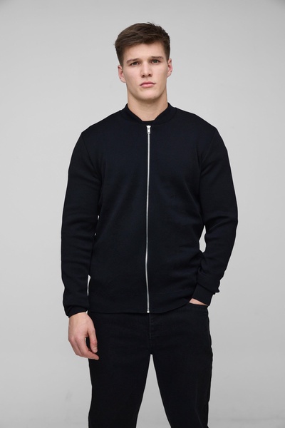 Tall Smart Knitted Bomber