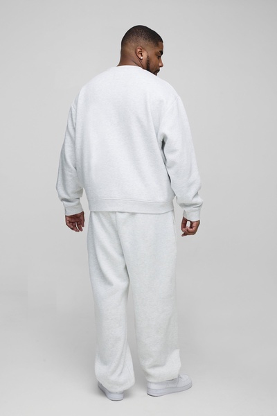 Plus 330GSM Oversized Basic Boxy Sweatshirt