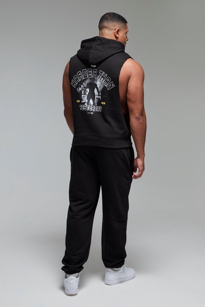 Man Active X OG Workout Oversized Sleeveless Hoodie